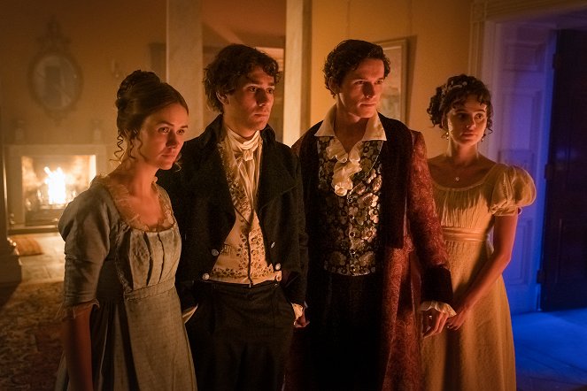 Doctor Who - The Haunting of Villa Diodati - Photos - Lili Miller, Maxim Baldry, Jacob Collins-Levy, Nadia Parkes