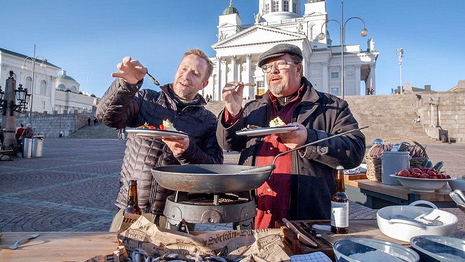 Spise med Price: Nordisk odyssé - Z filmu - Adam Price, James Price