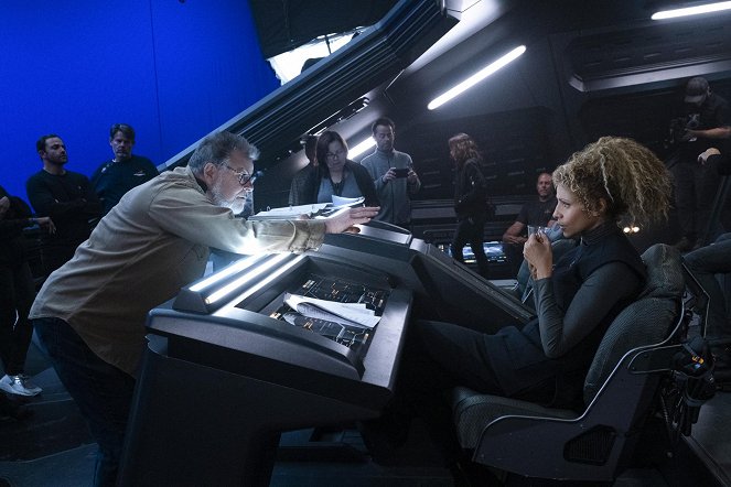 Star Trek: Picard - Keine Gnade - Dreharbeiten - Jonathan Frakes, Michelle Hurd