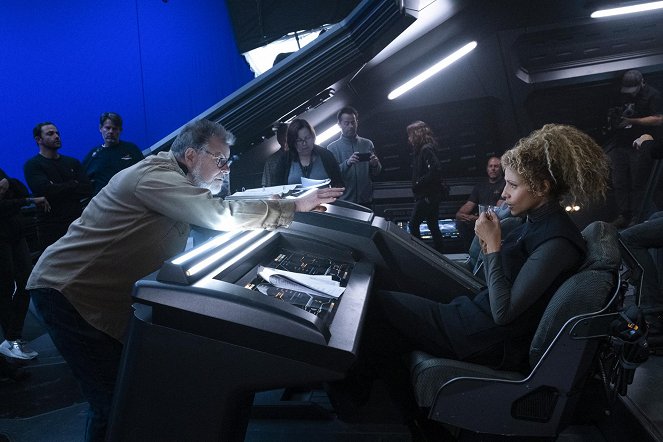 Star Trek: Picard - Zsiványkodás Stardust Cityben - Forgatási fotók - Jonathan Frakes, Michelle Hurd