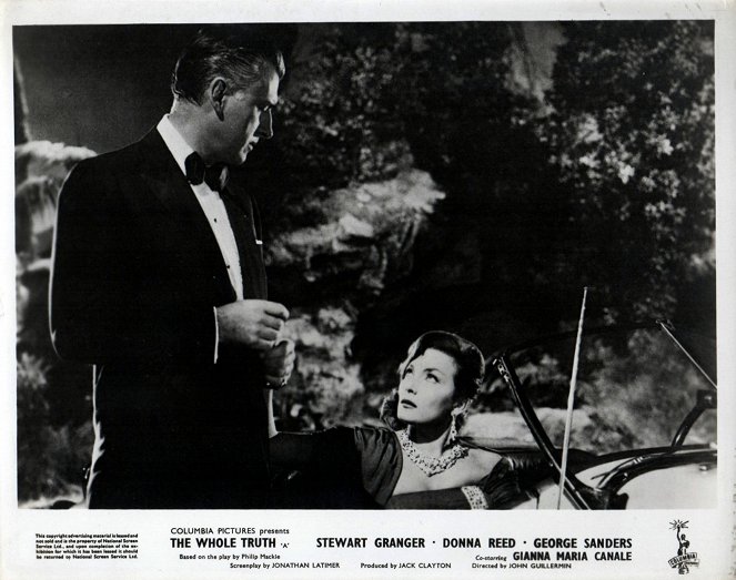 The Whole Truth - Lobby Cards - Stewart Granger, Gianna Maria Canale