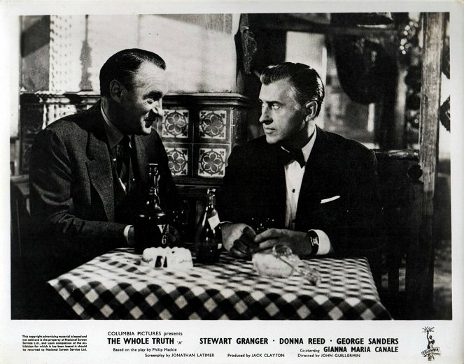 The Whole Truth - Lobby Cards - George Sanders, Stewart Granger