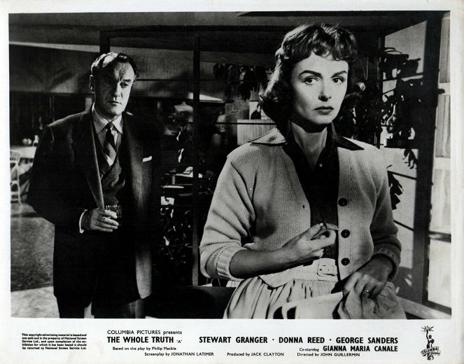 The Whole Truth - Lobby Cards - George Sanders, Donna Reed