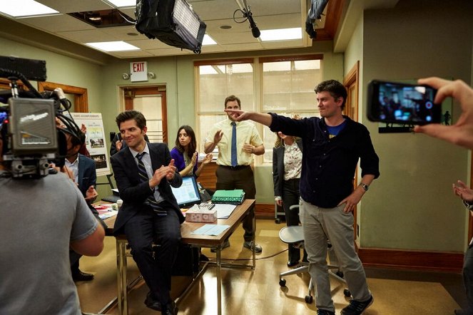 Parks and Recreation - Dernière aventure - Tournage - Adam Scott, Aubrey Plaza