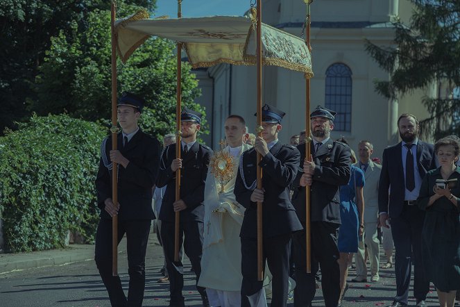 Corpus Christi - Z filmu - Bartosz Bielenia, Leszek Lichota