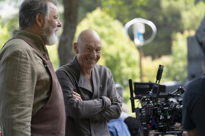 Star Trek: Picard - Nepenthe - Z nakrúcania - Jonathan Frakes, Patrick Stewart