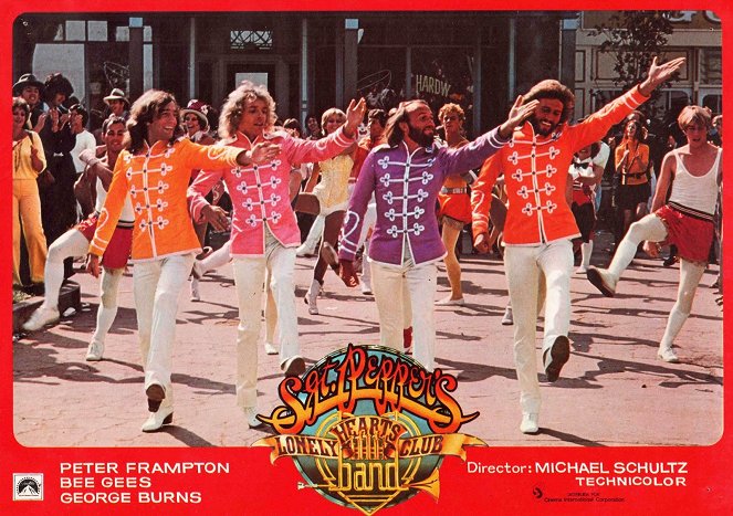 Sgt. Pepper's Lonely Hearts Club Band - Lobbykarten - Robin Gibb, Peter Frampton, Maurice Gibb, Barry Gibb