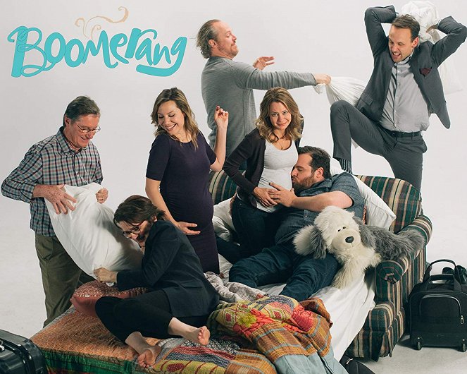 Boomerang - Werbefoto - Marc Messier, Marie-Thérèse Fortin, Magalie Lépine Blondeau, Fabien Cloutier, Catherine-Anne Toupin, Antoine Bertrand
