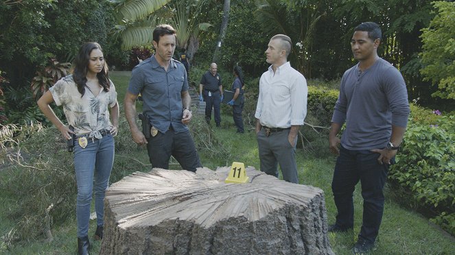 Hawaii Five-0 - Ka Ia'au kumu 'ole o Kahilikolo - Van film - Meaghan Rath, Alex O'Loughlin, Scott Caan, Beulah Koale