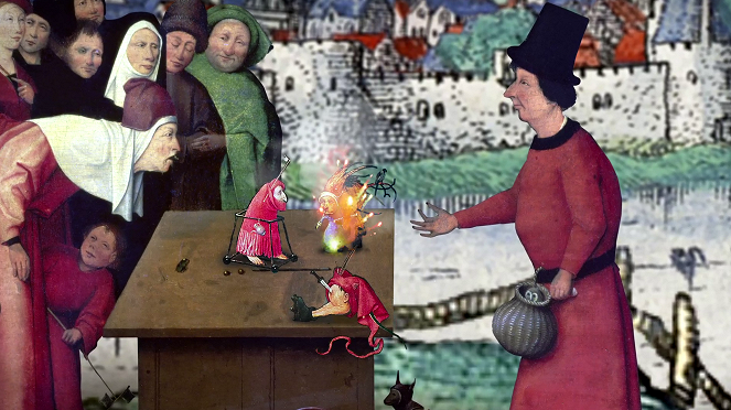 Hundert Meisterwerke und ihre Geheimnisse - La Tentation de Saint Antoine - 1501 - Jerôme Bosch - Filmfotos