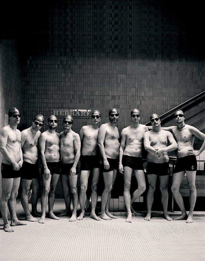 Män som simmar - Filmfotos