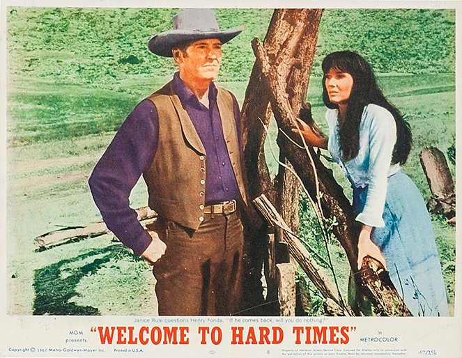 Welcome to Hard Times - Lobbykaarten - Henry Fonda, Janice Rule
