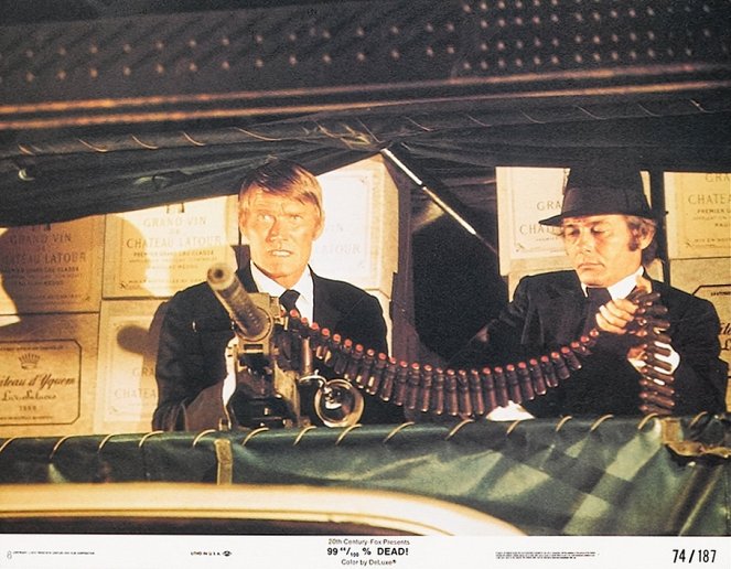 99 and 44/100% Dead - Lobby Cards - Chuck Connors