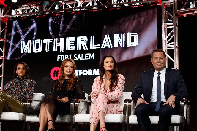 Motherland: Fort Salem - Z akcií - The cast and executive producers of Freeform’s “Motherland: Fort Salem” addressed the press at the 2020 TCA Winter Press Tour, at The Langham Huntington, in Pasadena, California