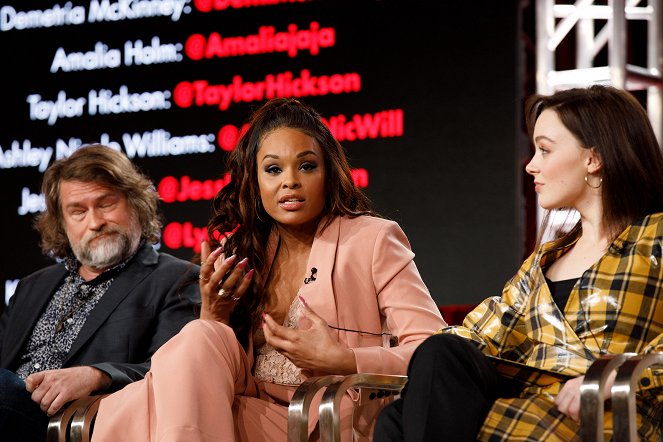 Motherland: Fort Salem - Z imprez - The cast and executive producers of Freeform’s “Motherland: Fort Salem” addressed the press at the 2020 TCA Winter Press Tour, at The Langham Huntington, in Pasadena, California