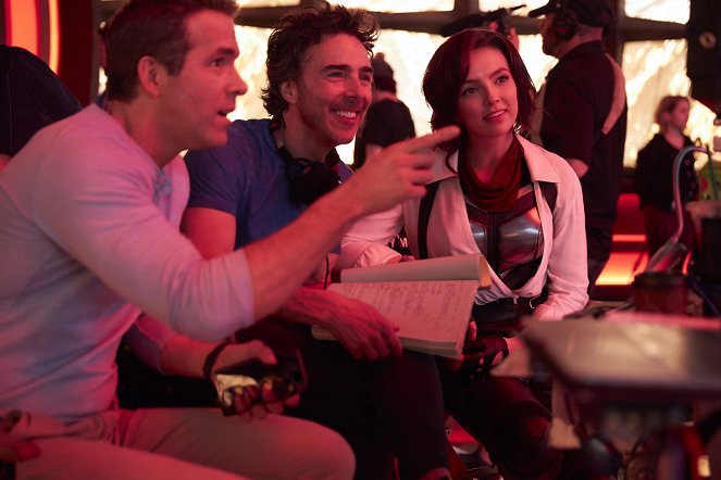 L'Homme libre - Tournage - Ryan Reynolds, Shawn Levy, Jodie Comer