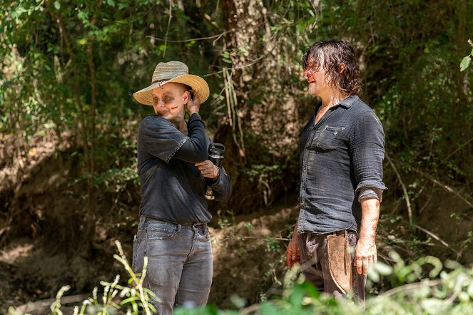 Walking Dead - Stalker - Z nakrúcania - Samantha Morton, Norman Reedus