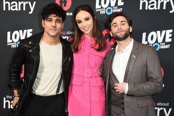 The Thing About Harry - Tapahtumista - Premiere of the Freeform original film “The Thing About Harry,” on Wednesday, February 12, in Los Angeles, California - Niko Terho, Britt Baron, Jake Borelli