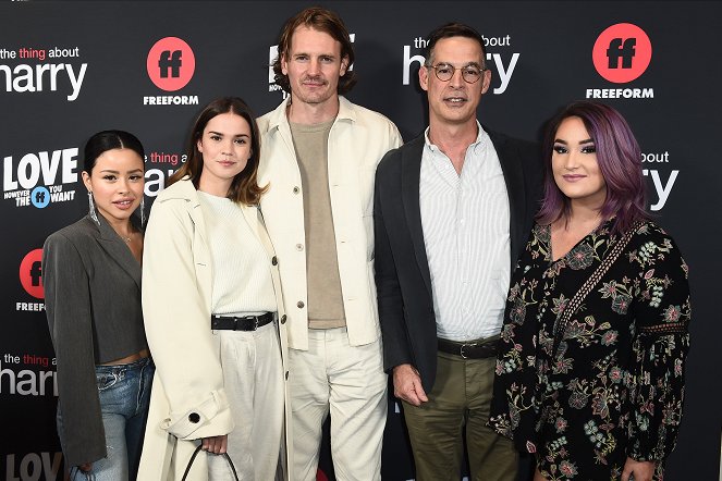 The Thing About Harry - Events - Premiere of the Freeform original film “The Thing About Harry,” on Wednesday, February 12, in Los Angeles, California - Cierra Ramirez, Maia Mitchell