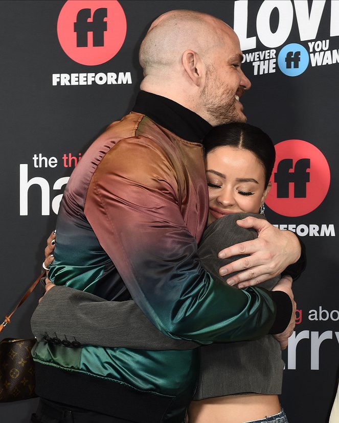 The Thing About Harry - Events - Premiere of the Freeform original film “The Thing About Harry,” on Wednesday, February 12, in Los Angeles, California - Peter Paige, Cierra Ramirez