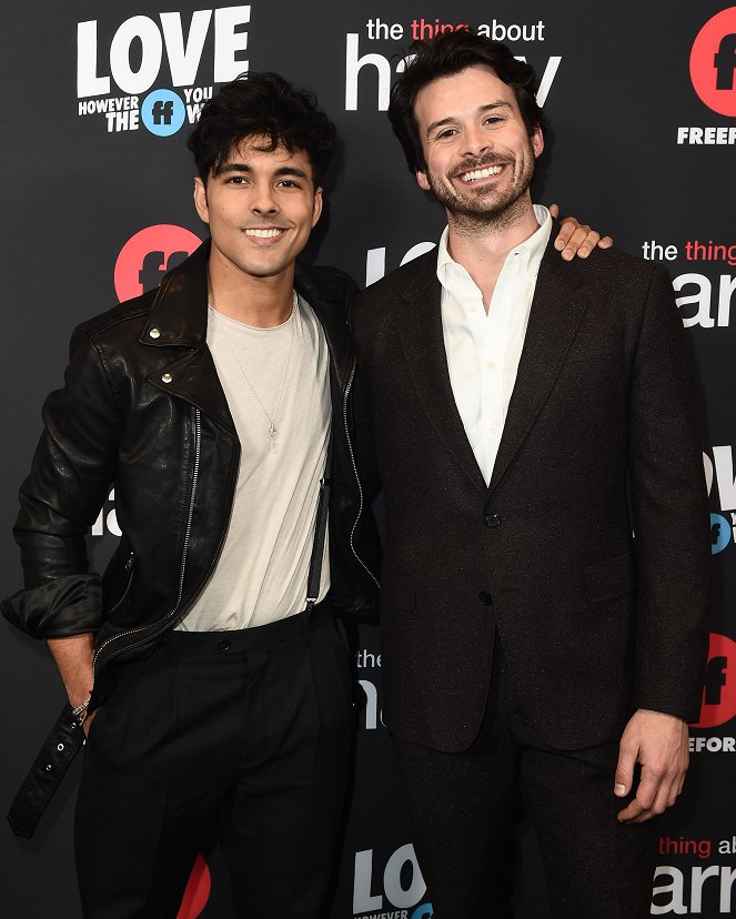 The Thing About Harry - Events - Premiere of the Freeform original film “The Thing About Harry,” on Wednesday, February 12, in Los Angeles, California - Niko Terho, Japhet Balaban