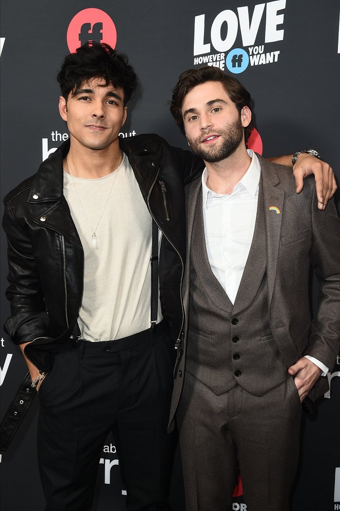 The Thing About Harry - Tapahtumista - Premiere of the Freeform original film “The Thing About Harry,” on Wednesday, February 12, in Los Angeles, California - Niko Terho, Jake Borelli