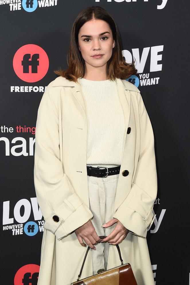 The Thing About Harry - Events - Premiere of the Freeform original film “The Thing About Harry,” on Wednesday, February 12, in Los Angeles, California - Maia Mitchell