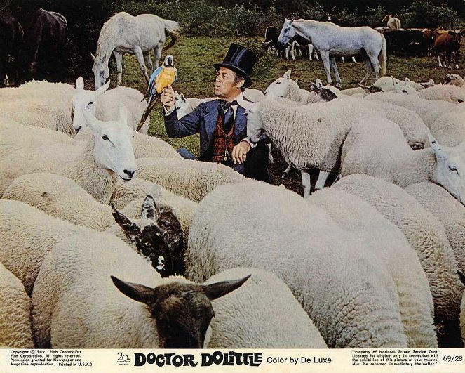 El extravagante doctor Dolittle - Fotocromos - Rex Harrison