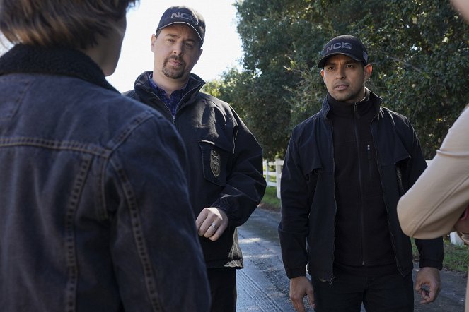 NCIS - Námorný vyšetrovací úrad - Model vraždy - Z filmu - Sean Murray, Wilmer Valderrama