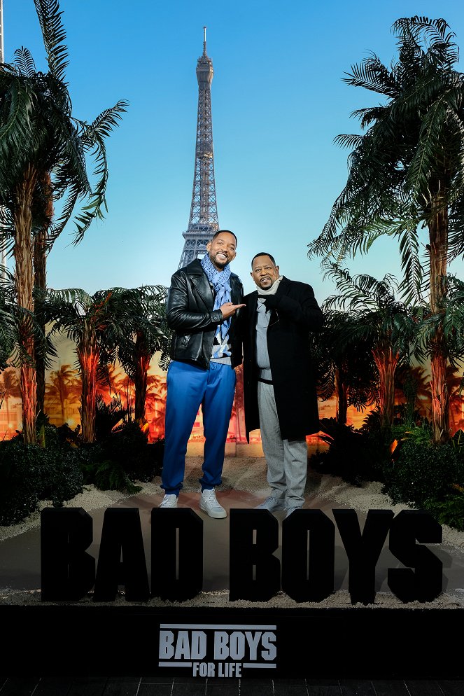 Bad Boys navždy - Z akcií - Paris premiere on January 06, 2020 - Will Smith, Martin Lawrence