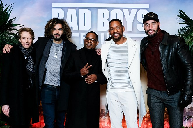 Bad Boys navždy - Z akcií - Paris premiere on January 06, 2020 - Jerry Bruckheimer, Adil El Arbi, Martin Lawrence, Will Smith, Bilall Fallah