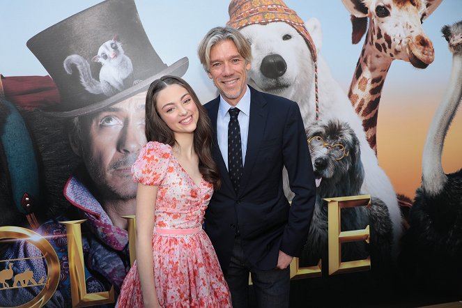 As Aventuras do Dr Dolittle - De eventos - Premiere of DOLITTLE at the Regency Village Theatre in Los Angeles, CA on Saturday, January 11, 2020 - Carmel Laniado, Stephen Gaghan