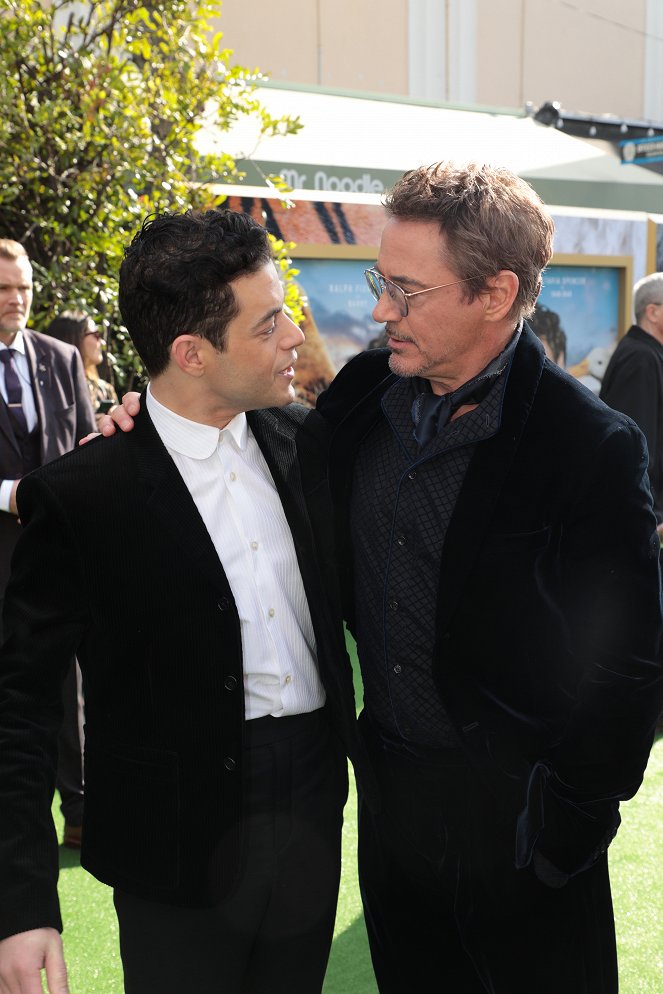 As Aventuras do Dr Dolittle - De eventos - Premiere of DOLITTLE at the Regency Village Theatre in Los Angeles, CA on Saturday, January 11, 2020 - Rami Malek, Robert Downey Jr.