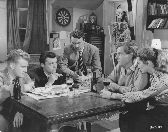 Doktor v domě - Z filmu - Donald Houston, Dirk Bogarde, Donald Sinden, Kenneth More