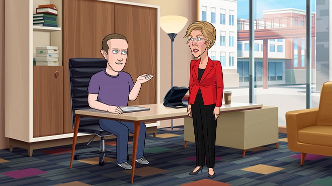 Our Cartoon President - Warren vs. Facebook - Van film