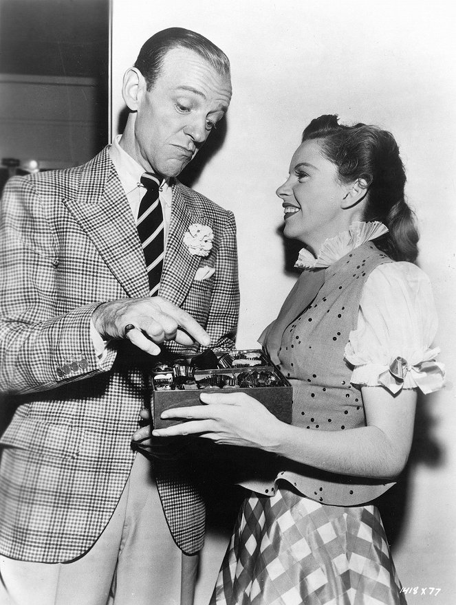 Osterspaziergang - Dreharbeiten - Fred Astaire, Judy Garland