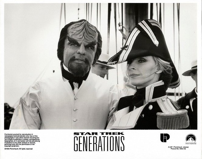Star Trek: La próxima generación - Fotocromos - Michael Dorn, Gates McFadden