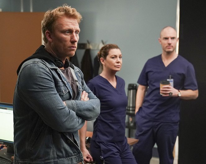 Grey's Anatomy - Die jungen Ärzte - Pro-Bono-OP-Tag - Dreharbeiten - Kevin McKidd, Ellen Pompeo