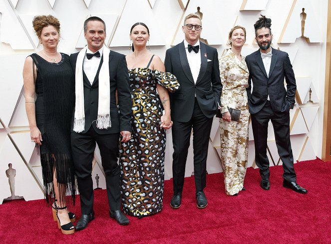 Oscar 2020 - Z akcií - Red Carpet - Ra Vincent, Tom Eagles, Nora Sopková