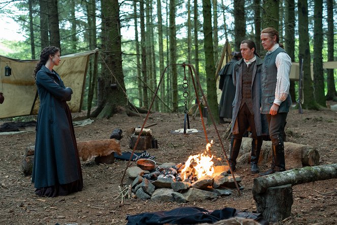 Outlander - Az idegen - Szabad akarat - Filmfotók - Caitríona Balfe, Richard Rankin, Sam Heughan
