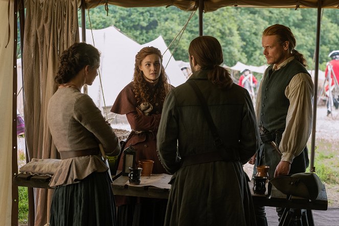 Outlander - Die Highland-Saga - Die Schlacht von Alamance - Filmfotos - Sophie Skelton, Sam Heughan
