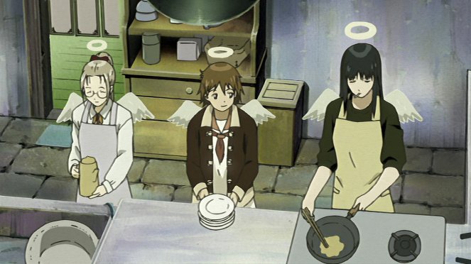 Haibane renmei - Natsu no owari — Ame — Sōshitsu - De la película