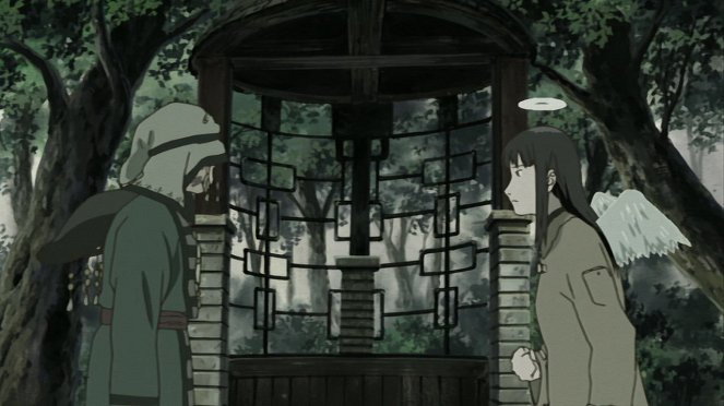 Stowarzyszenie Szaropiórych - Kuramori — Haikōjō no Haibane tachi — Rakka no shigoto - Z filmu