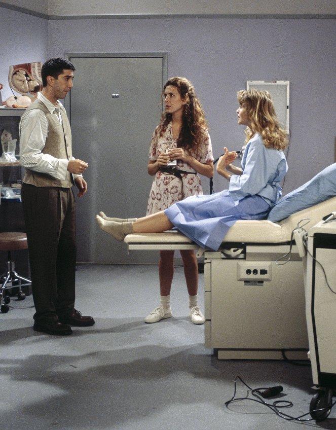 Friends - The One with the Sonogram at the End - Photos - David Schwimmer, Jessica Hecht, Anita Barone