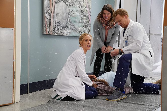 Grey's Anatomy - Season 16 - Snowblind - Van film - Kim Raver, Kevin McKidd