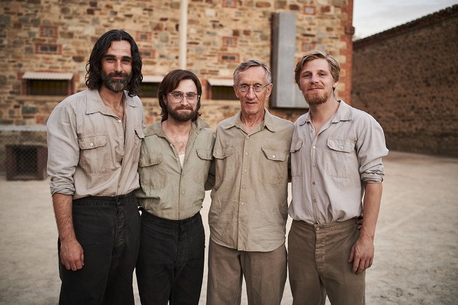 Szökés Pretoriából - Forgatási fotók - Daniel Radcliffe, Tim Jenkin, Daniel Webber