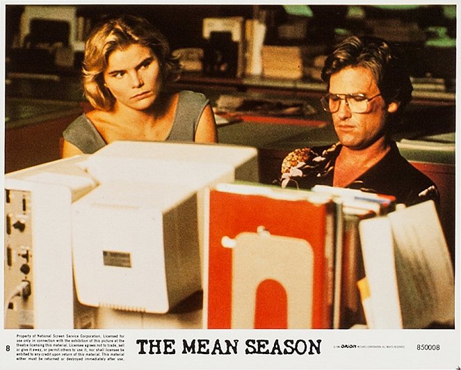 The Mean Season - Lobbykaarten - Mariel Hemingway, Kurt Russell