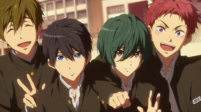 Free! - Mebuki no daibu sutáto! - Z filmu