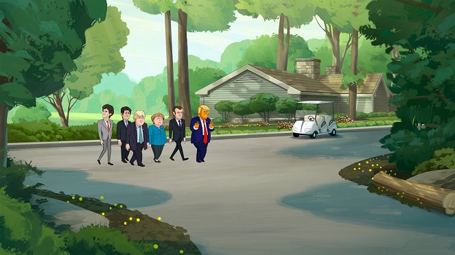 Our Cartoon President - G-7 - Photos