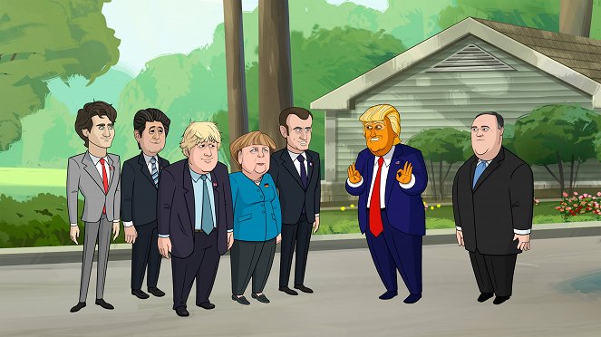 Our Cartoon President - G-7 - Photos